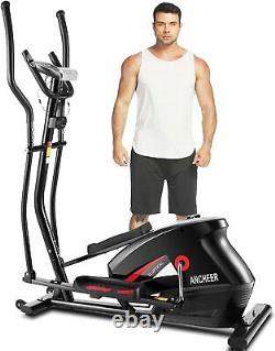 10 Level Resistance Magnetic Elliptical Machine Trainer Fitness with LCD