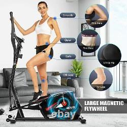 10 Level Resistance Magnetic Elliptical Machine Trainer Fitness with LCD