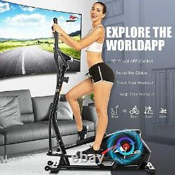 10 Level Resistance Magnetic Elliptical Machine Trainer Fitness with LCD