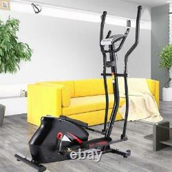 10 Level Resistance Magnetic Elliptical Machine Trainer Fitness with LCD