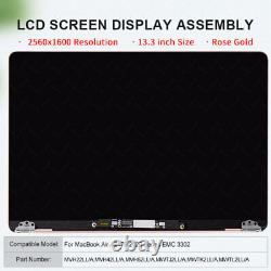 13 For MacBook Air A2179 LCD Screen Display Gray Silver Gold Assembly MVH42LL/A