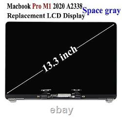 13 LCD Display Assembly for Apple MacBook Pro A2338 M1 New 661-17548 Space Gray