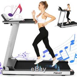 2.25HP Folding Treadmill Runing Machine with LCD Monitor 2 in 1 Free Shippment