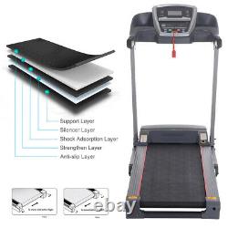 2 in 1 Folding Treadmill 3.0HP Under Desk Electric Running Machine w APP Control