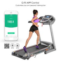 2 in 1 Folding Treadmill 3.0HP Under Desk Electric Running Machine w APP Control