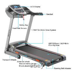 2 in 1 Folding Treadmill 3.0HP Under Desk Electric Running Machine w APP Control