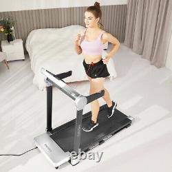 2200W Folding Treadmill Electric Motorized Running Machine Wide Multi-Layer Belt