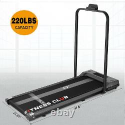 2in1 3.0 HP Under Desk Electric Treadmill Motorized Walking Jogging Running withRC