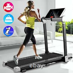 3.25HP Electric Treadmill Folding Incline Heavy Duty Running Machine with Gift