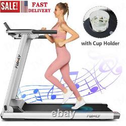 3.25HP Electric Treadmill, Home Incline Folding Jogging Running Machine with APPi