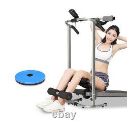 3 in 1 Folding Manual Treadmill Incline LCD Display Running Jogging Fitness