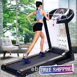 330lbs Folding Electric Treadmill Motorized Power 12KM/H-Running Fitness Machine