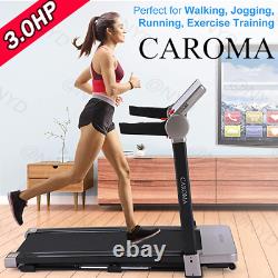 3HP Electric Folding Treadmill Running Machine 12 Preset Program Easy Assembly