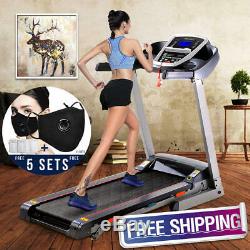 3HP Folding Treadmill Running Jogging Machine With APP Control Bluetooth USA