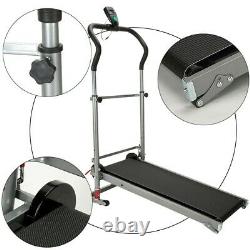 4 in 1 Folding Treadmill Running Jogging Machine Gym Fitness Mechanical Treadmil