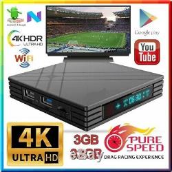 4K Arabic English Turkish Africa WI-FI Android 7.1 Sports TV BOX HD Moive 3/32GB