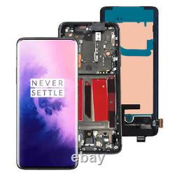 6.67 Original AMOLED LCD Display Touch Screen Digitizer Frame For OnePlus 7 Pro