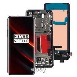 6.67 Original AMOLED LCD Display Touch Screen Digitizer Frame For OnePlus 7 Pro