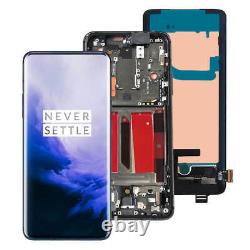 6.67 Original AMOLED LCD Display Touch Screen Digitizer Frame For OnePlus 7 Pro