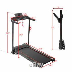 600W Folding Treadmill Electric Motorized Power Running Jogging Fitness Machine
