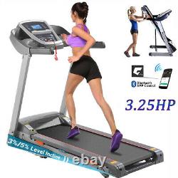 $604.49 3.25HP Electric Treadmill Incline Running Machine APP 330lbs Capacity