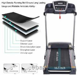 $604.49 3.25HP Electric Treadmill Incline Running Machine APP 330lbs Capacity