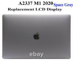 A++ Apple MacBook AIR RETINA 13 A2337 M1 2020 SPACE GRAY LCD Display 661-15389