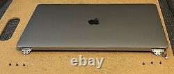 A- LCD Display Screen Assembly +Hinge Screws 2019 MacBook Pro 16 A2141 Gray