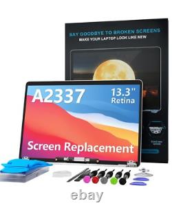 A2337 Screen Replacement for MacBook Air 13.3 M1 2020 Display Assembly