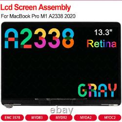 A2338 LCD Display Screen Assembly For Apple MacBook Pro Full Retina Cover Gray