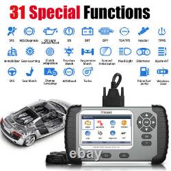 ABS/SRS Scanner OBD2 Diagnostic Tool INJECTOR CODING TPMS IMMO DPF SAS OIL Reset