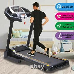 ANCHEER 3.25HP Folding Electric Treadmill Incline Running Machine withAPP Control