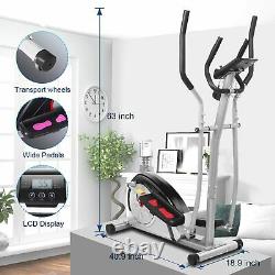 ANCHEER Electric Magnetic Elliptical Exercise Home Use Cardio Training Machine