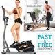 ANCHEER Eliptical Exercise Machine, Heavy-Duty Elliptical Cross Trainer Home Gym