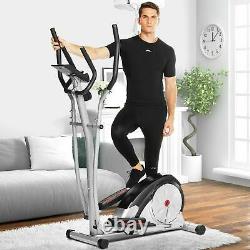 ANCHEER Elliptical Exercise Machine Fitness Trainer Cardio Workout Home Gym NEW