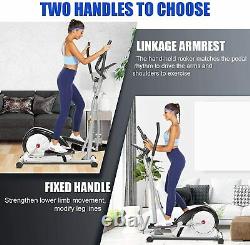 ANCHEER Elliptical Exercise Machine Fitness Trainer Cardio Workout Home Gym -NEW