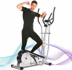 ANCHEER Magnetic Elliptical Exercise Cardio Machine Trainer Fitness APP Home/Gym