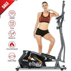ANCHEER Magnetic Elliptical Exercise Cardio Machine Trainer Fitness APP Home/Gym