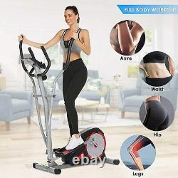 ANCHEER Magnetic Elliptical Exercise Cardio Machine Trainer Fitness APP Home/Gym