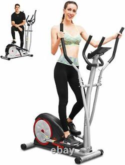 ANCHEER Magnetic Elliptical Exercise Fitness Training Machine Home Cardio Mute&