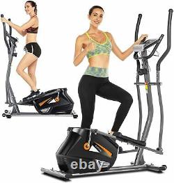 ANCHEER Magnetic Elliptical Exercise Machine Eliptical Cardio Trainer Home Gym