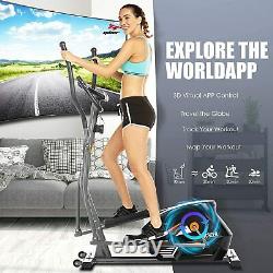 ANCHEER Magnetic Elliptical Exercise Machine Eliptical Cardio Trainer Home&Gym L