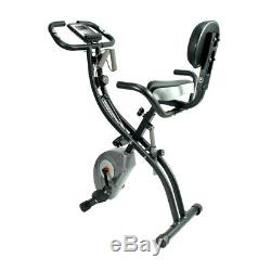 ATIVAFIT Foldable Exercise Bike Magnetic Stationary Upright Bike Indoor Cycling