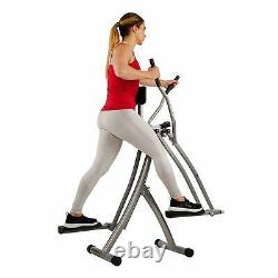 Air Walk Trainer Elliptical Machine Glider Digital LCD Monitor Fitness Workout