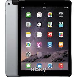 Apple iPad Air 2 16GB Wi-Fi Cellular 4G Unlocked 9.7 Retina Space Grey Grade A