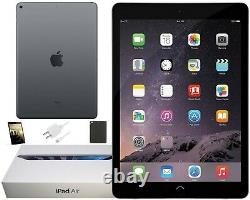 Apple iPad Air 2 64GB, Space Gray, Wi-Fi +4G Unlocked, Bundle Deal, and 9.7-inch