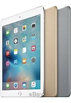 Apple iPad Air 2 WiFi &/or Unlocked 4G LTE Gray Gold Silver Excellent Cond(A)