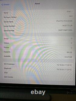 Apple iPad Pro 10.5 64GB, Wi-Fi, Space Gray Bundle Logitech Slim Combo Keyboard