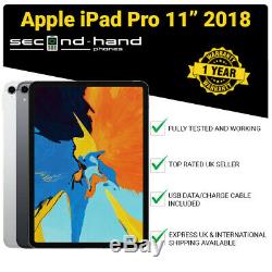 Apple iPad Pro 11 2018 64/256/512GB/1TB WiFi/4G (UNLOCKED/SIM FREE) Tablet