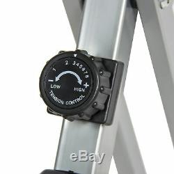 BCP 2 in 1 Vertical Climber Machine and Exercise Bike Black/Gray